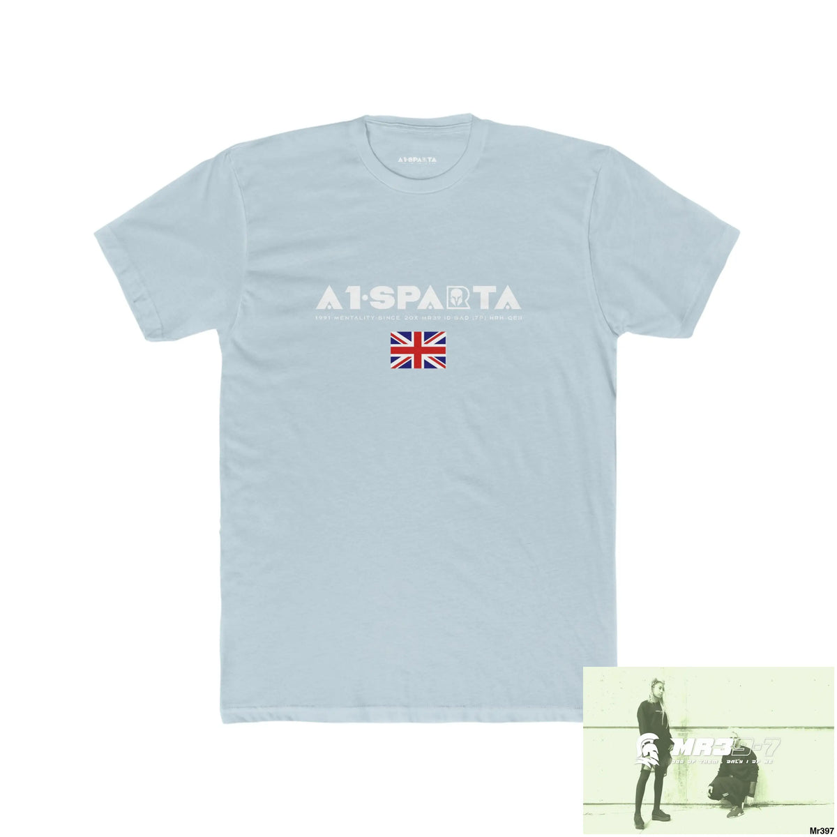 A1-Sparta Kenya 2015 Mombasa Airport Top Thai Mafia Men’s Cotton Crew Tee Solid Light Blue / S T-Shirt