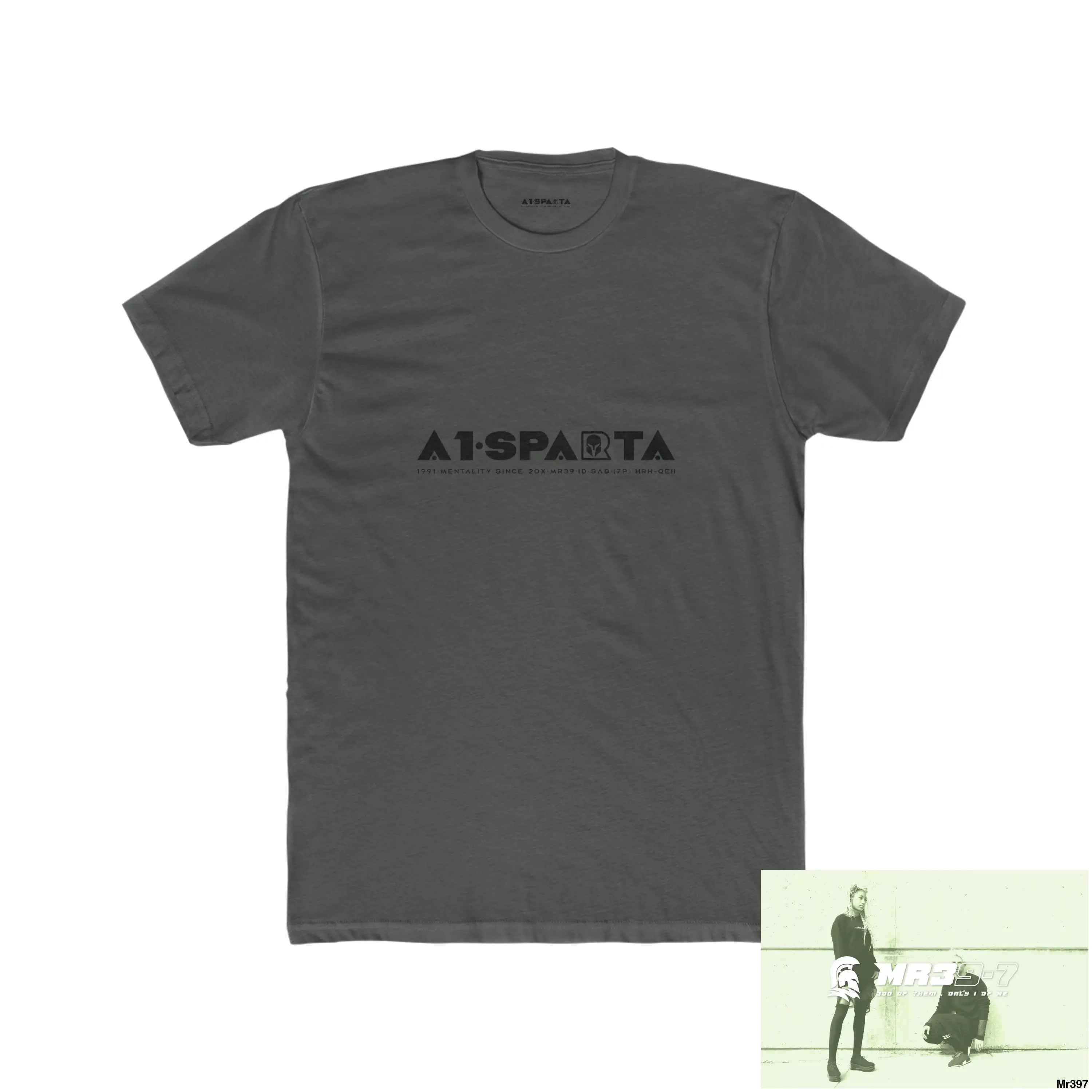 A1-Sparta Kenya 2015 Mombasa Airport Top Thai Organised Crime Men’s Cotton Crew Tee Solid Heavy Metal / XS T-Shirt