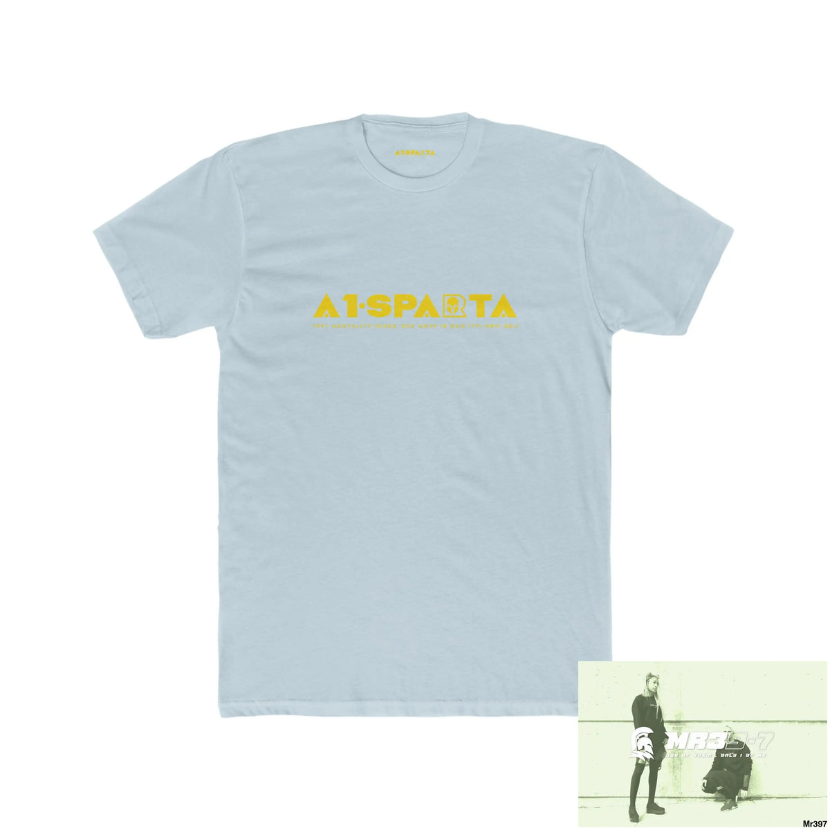 A1•Sparta Kenya 2015 Mombasa Airport Top Thai Organised Crime Men’s Cotton Crew Tee Solid Light Blue / S T-Shirt