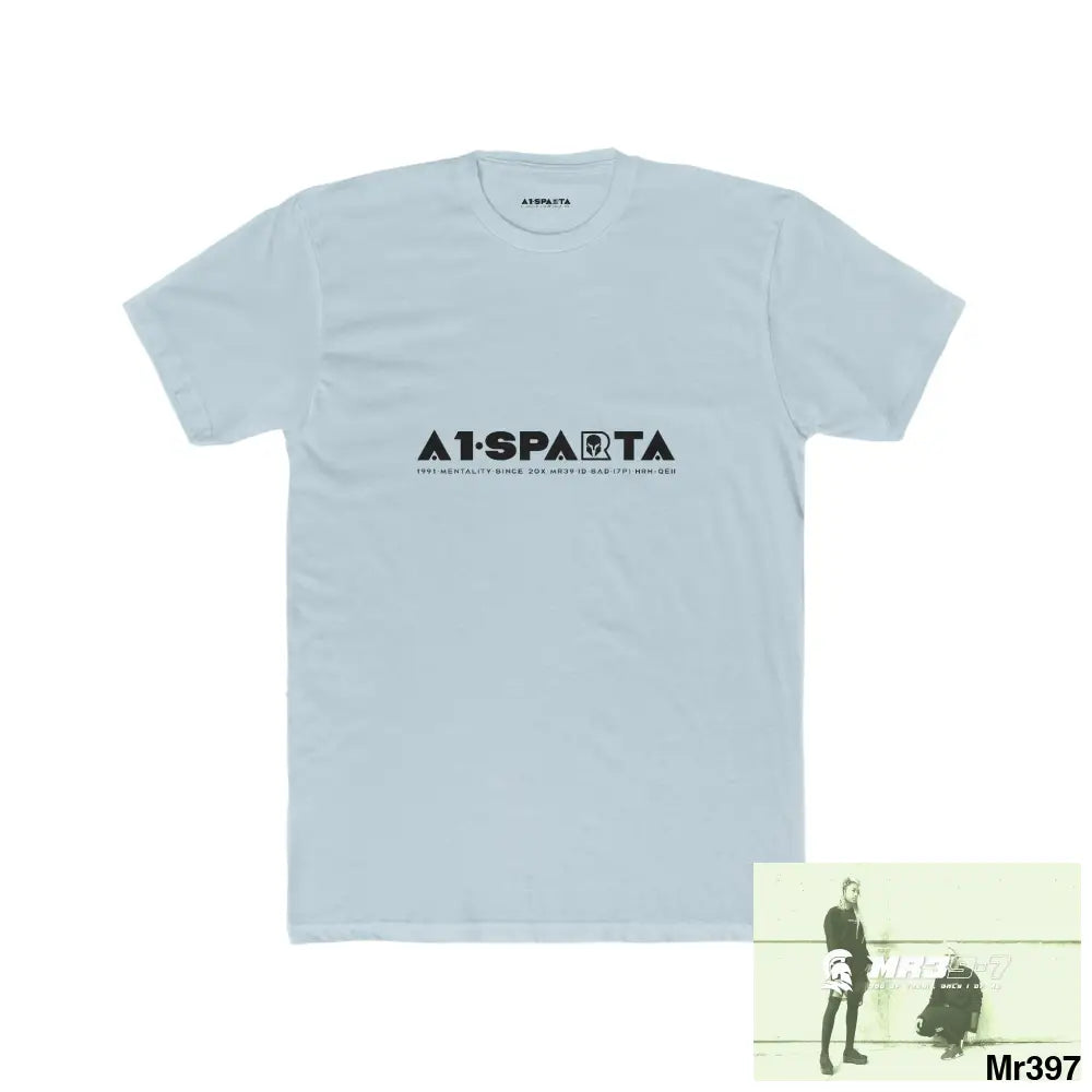 A1-Sparta Kenya 2015 Mombasa Airport Top Thai Organised Crime Men’s Cotton Crew Tee Solid Light Blue / S T-Shirt