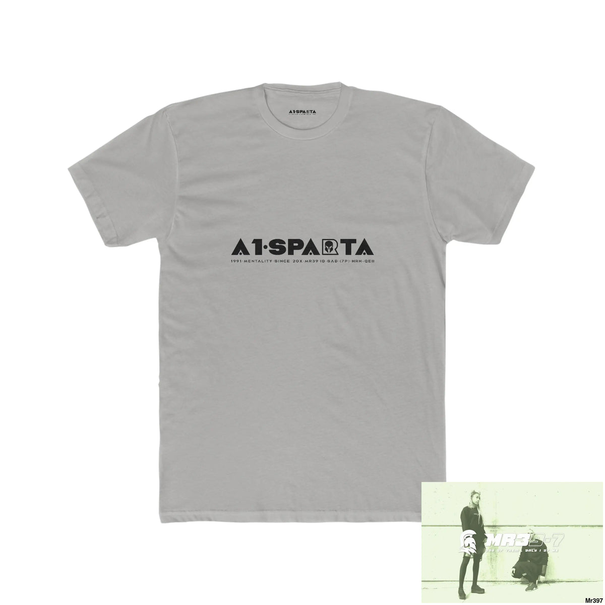 A1-Sparta Kenya 2015 Mombasa Airport Top Thai Organised Crime Men’s Cotton Crew Tee Solid Light Grey / S T-Shirt