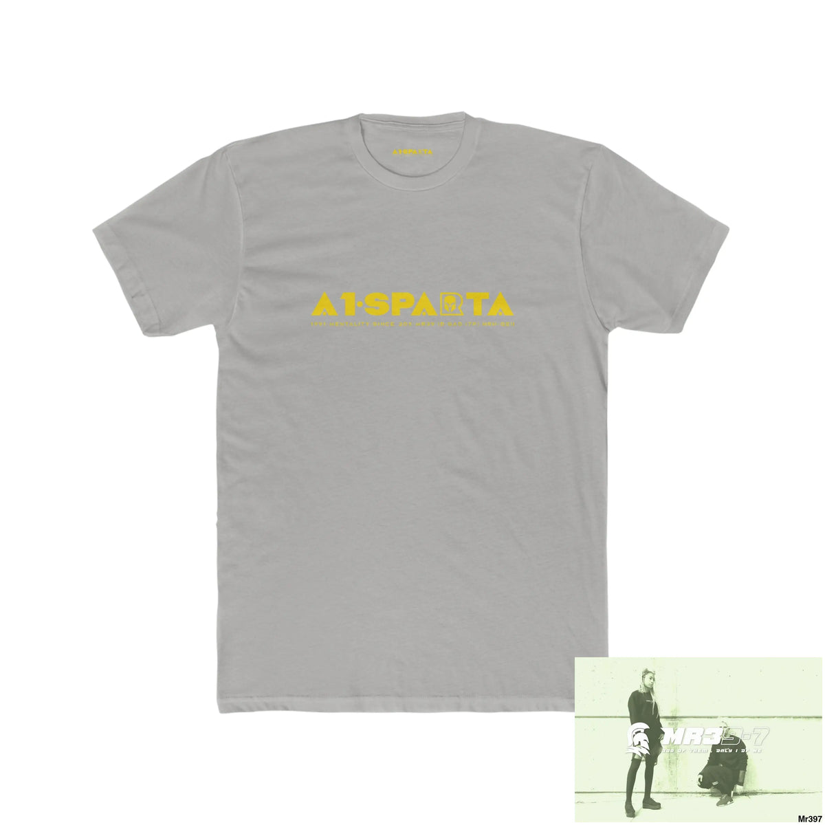 A1•Sparta Kenya 2015 Mombasa Airport Top Thai Organised Crime Men’s Cotton Crew Tee Solid Light Grey / S T-Shirt