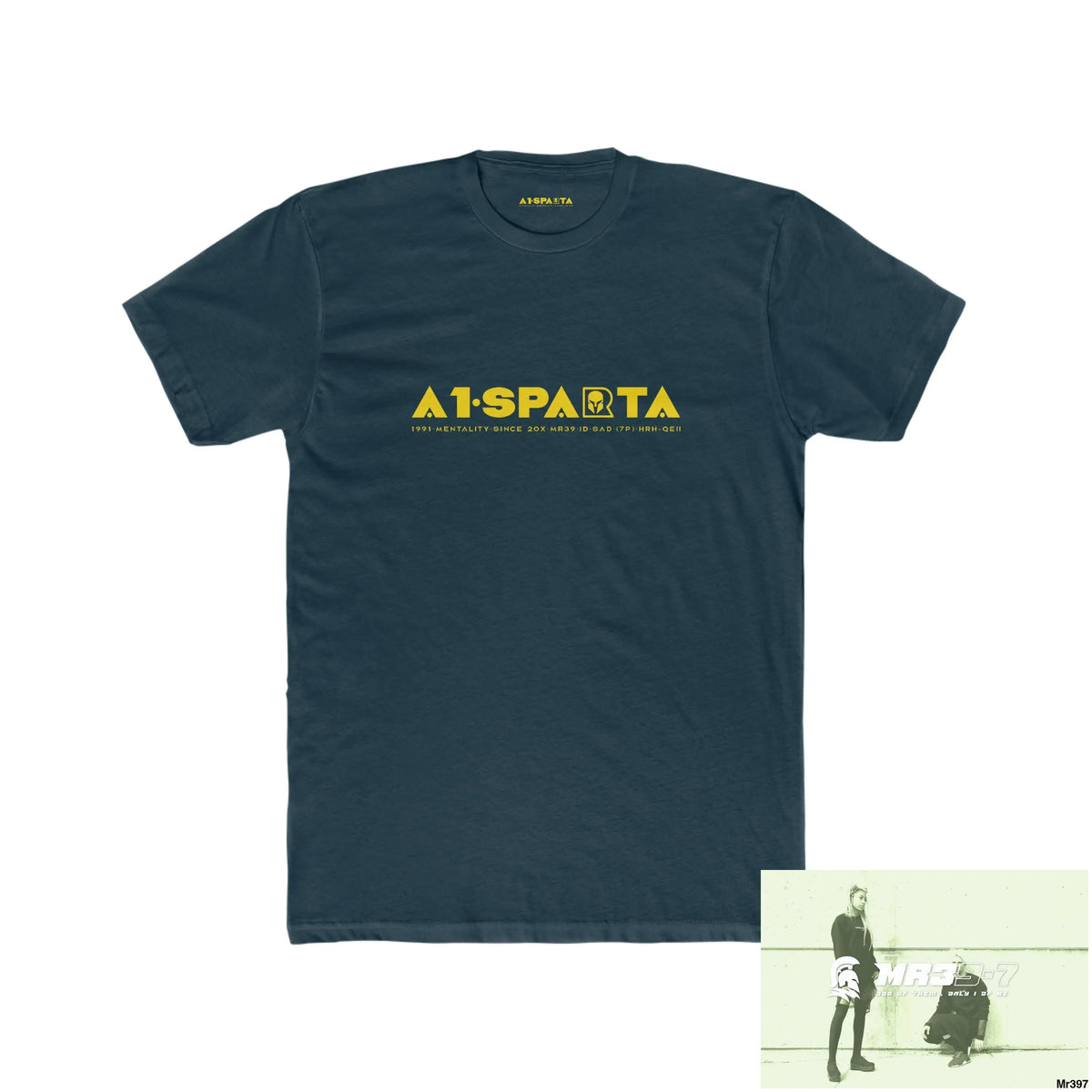 A1•Sparta Kenya 2015 Mombasa Airport Top Thai Organised Crime Men’s Cotton Crew Tee Solid Midnight Navy / XS T-Shirt