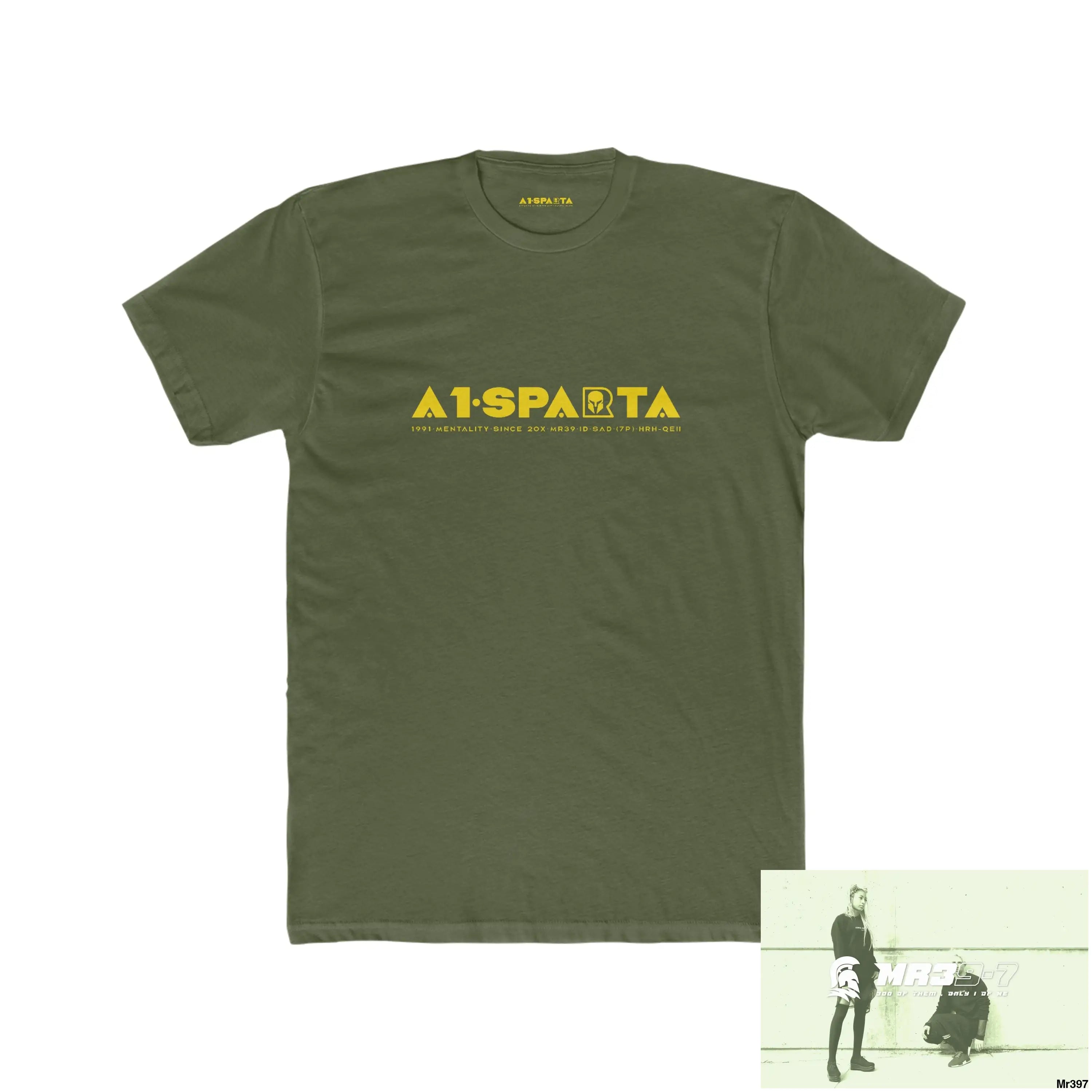 A1•Sparta Kenya 2015 Mombasa Airport Top Thai Organised Crime Men’s Cotton Crew Tee Solid Military Green / XS T-Shirt