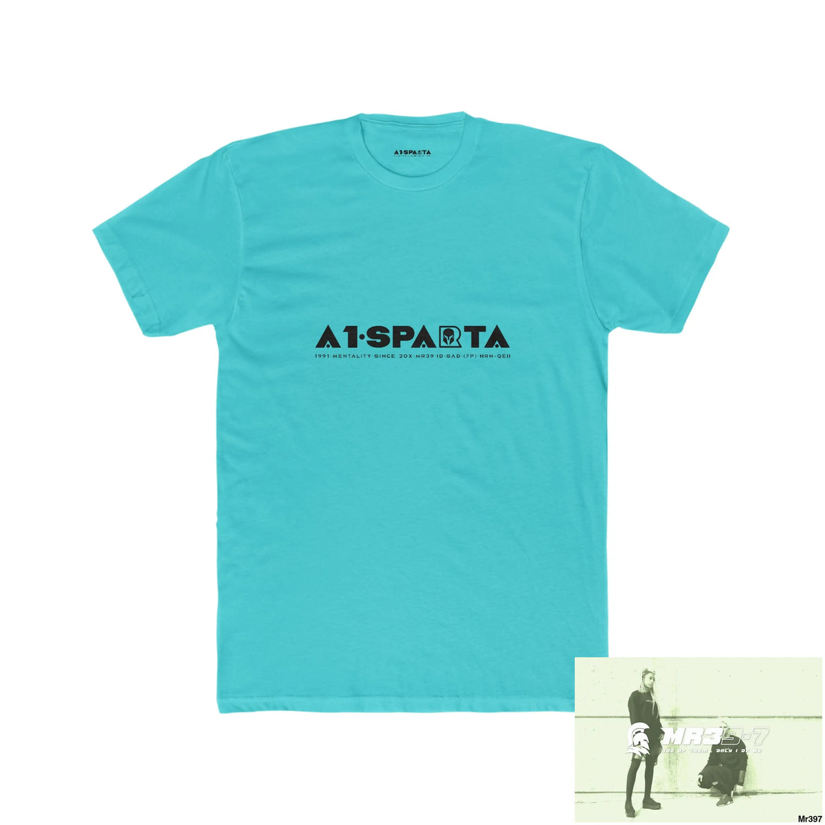 A1-Sparta Kenya 2015 Mombasa Airport Top Thai Organised Crime Men’s Cotton Crew Tee Solid Tahiti Blue / S T-Shirt
