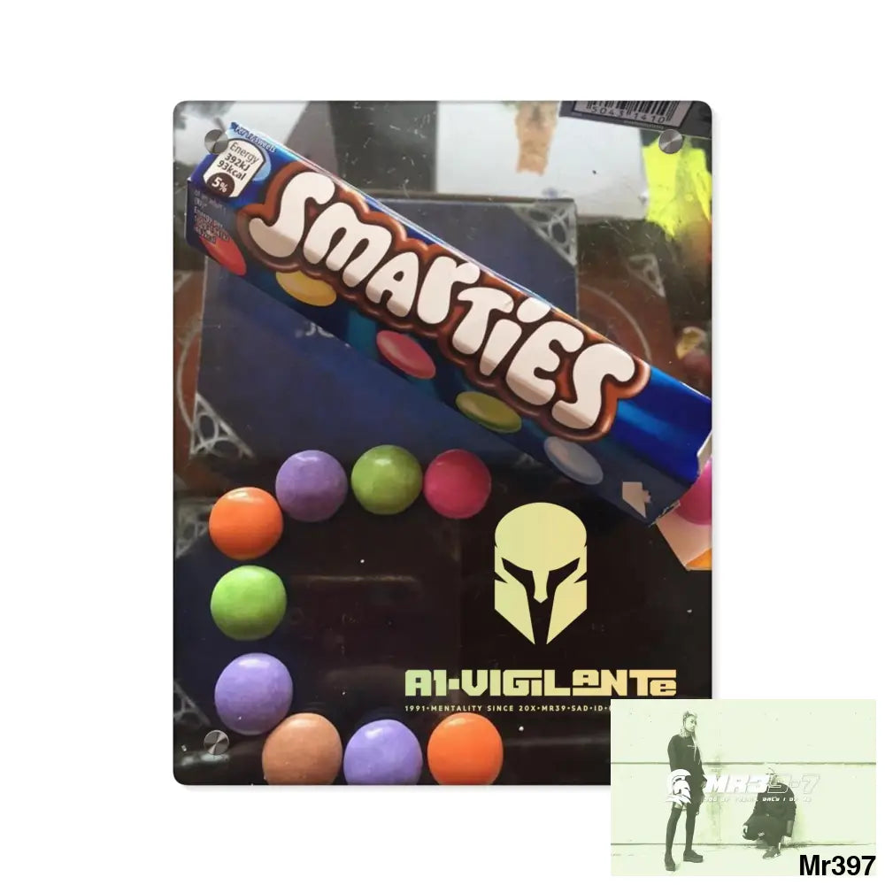 A1-Sparta Kenya into Barmouth 2015 off train 2015.C3D Smarties Acrylic Wall Art Panel 11″ x 14″ (Vertical) / 0.25’’