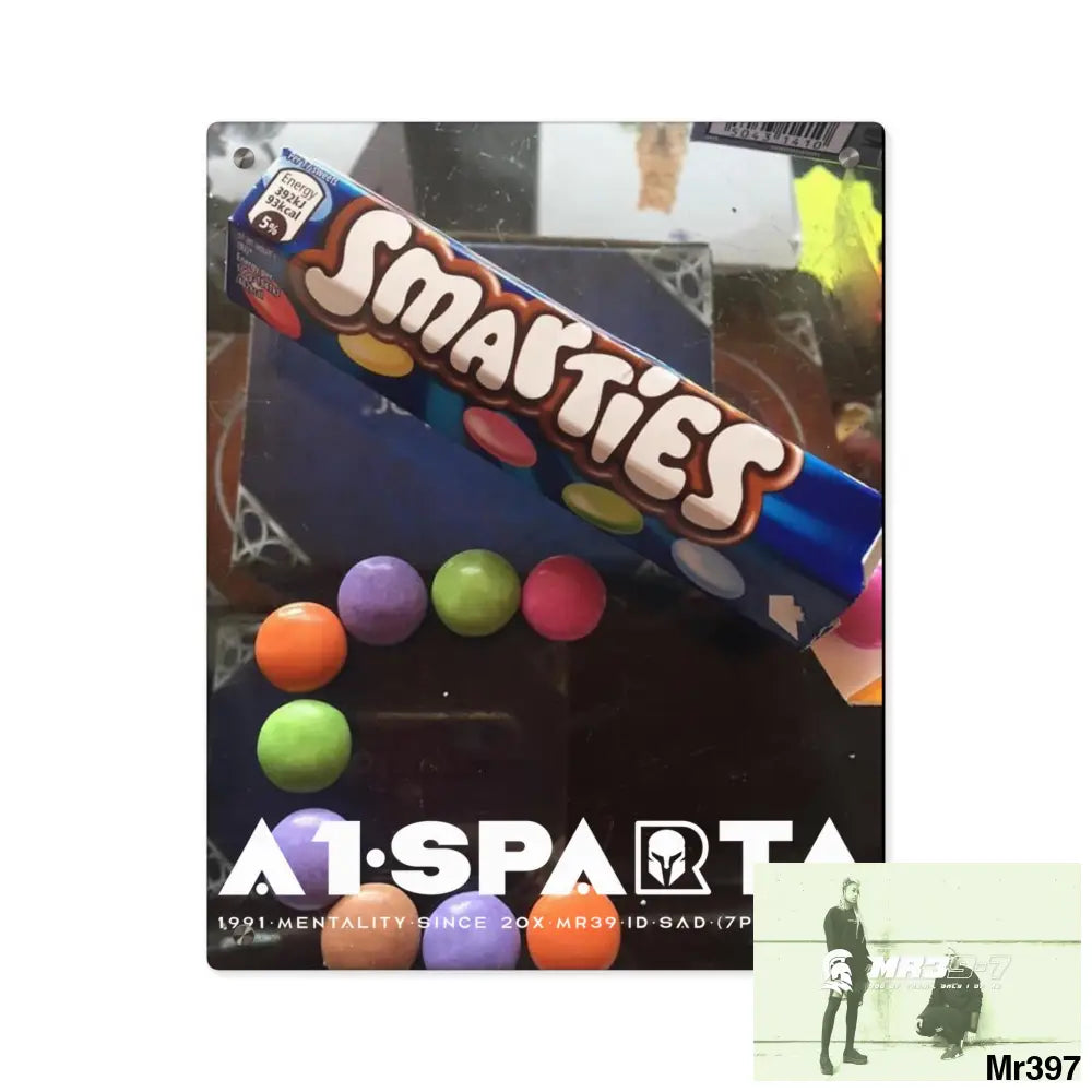 A1-Sparta Kenya into Barmouth Off Train 2015 C3D Smarties Acrylic Wall Art Panels 16″ x 20″ (Vertical) / 0.25’’ Home