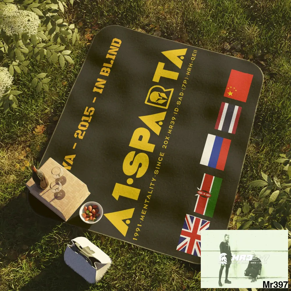 A1 Sparta Kenya Picnic Blanket 61’’ × 51’’ Home Decor