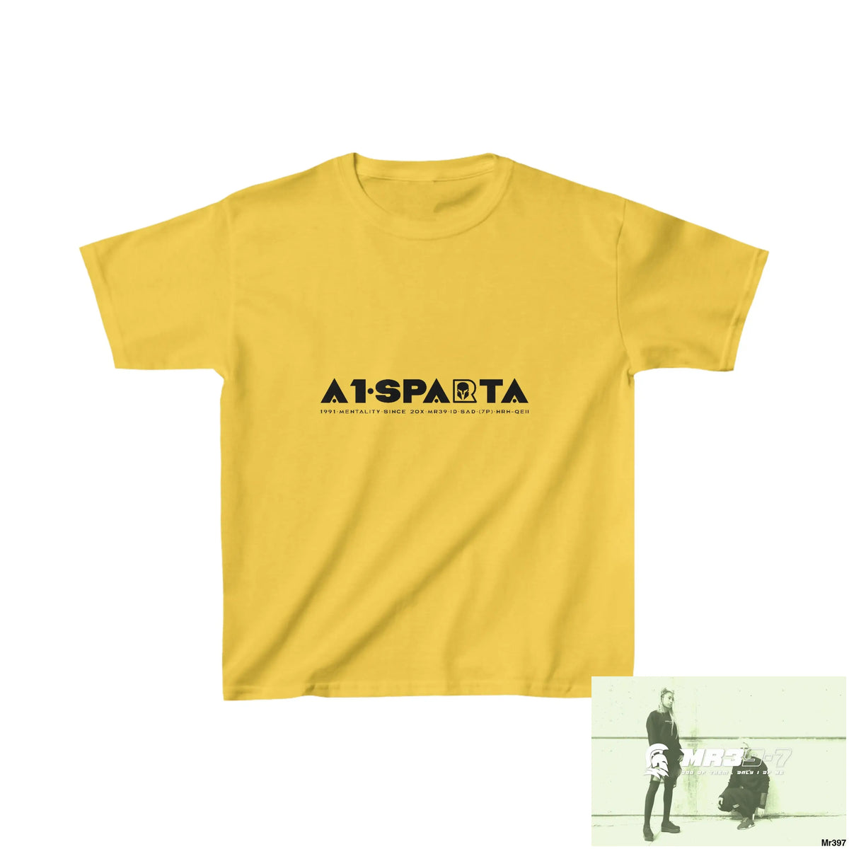 A1-Sparta - Kids Heavy Cotton™ Tee XS / Daisy Kids clothes