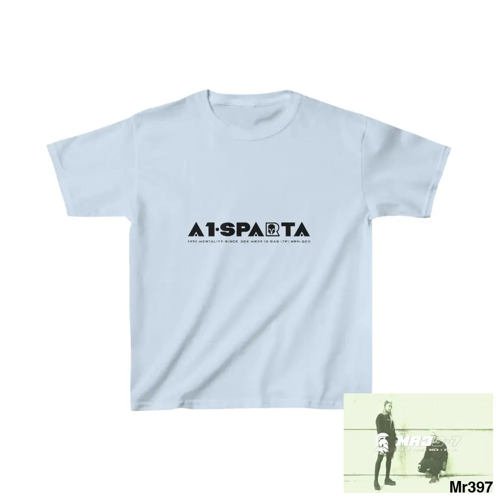 A1-Sparta - Kids Heavy Cotton™ Tee XS / Light Blue Kids clothes