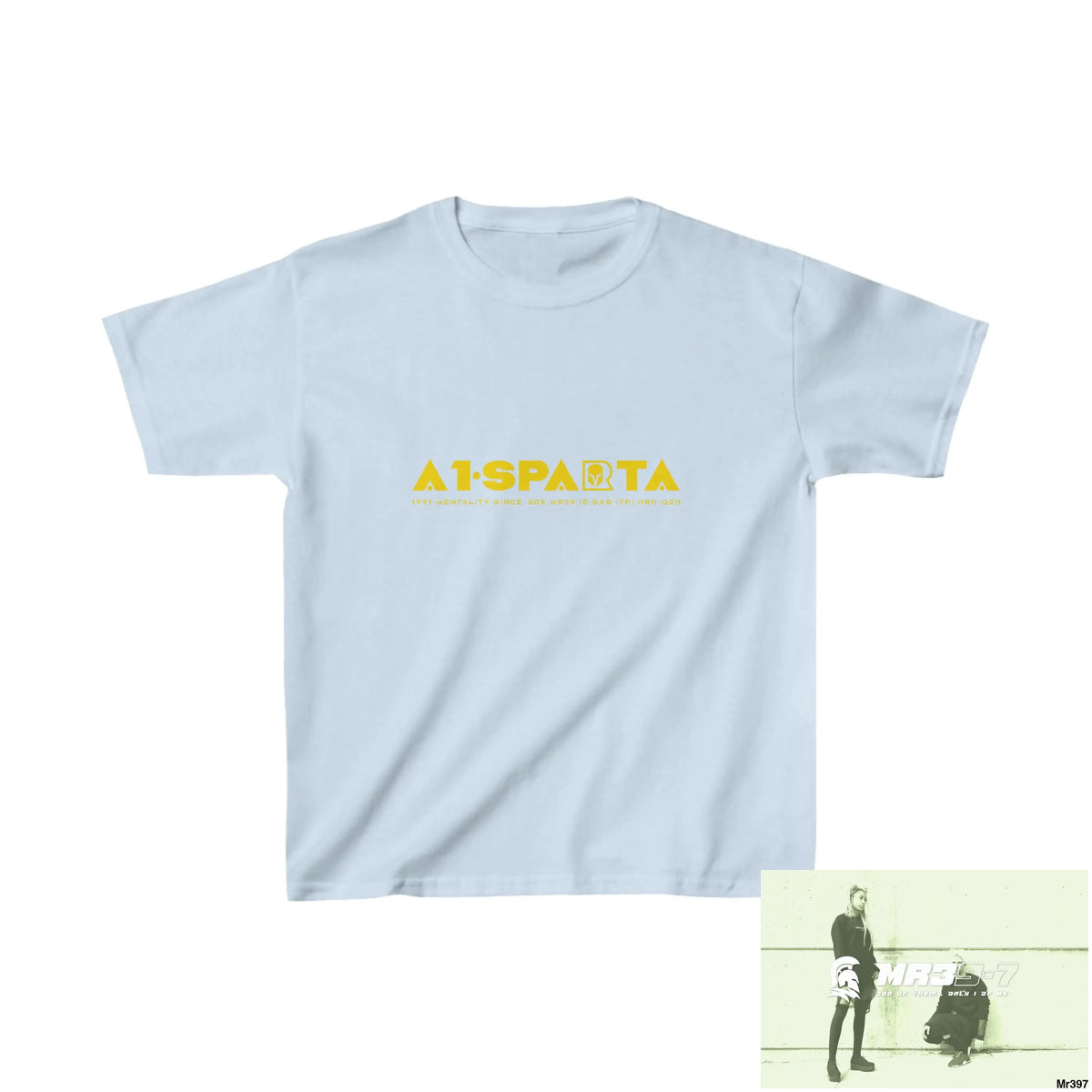 A1-Sparta - Kids Heavy Cotton™ Tee XS / Light Blue Kids clothes