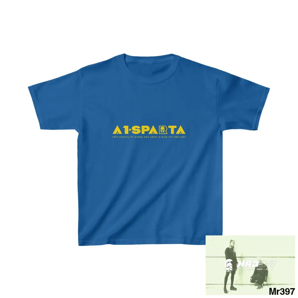 A1-Sparta - Kids Heavy Cotton™ Tee XS / Royal Kids clothes