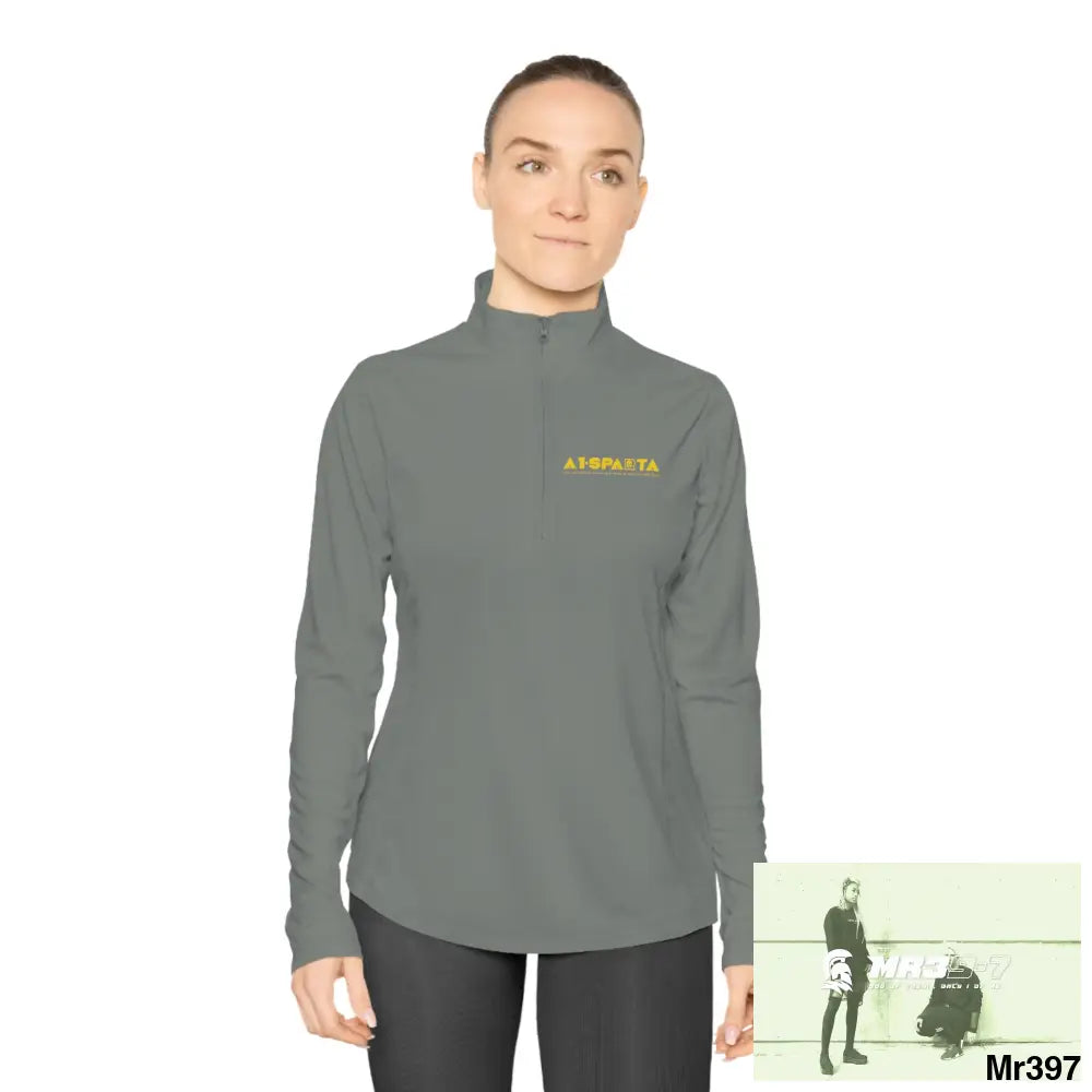 A1- Sparta -Ladies Quarter-Zip Pullover Long-sleeve