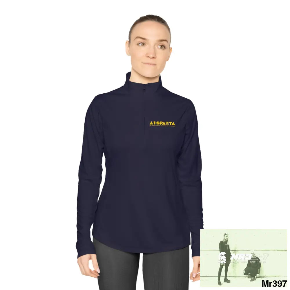 A1- Sparta -Ladies Quarter-Zip Pullover Long-sleeve