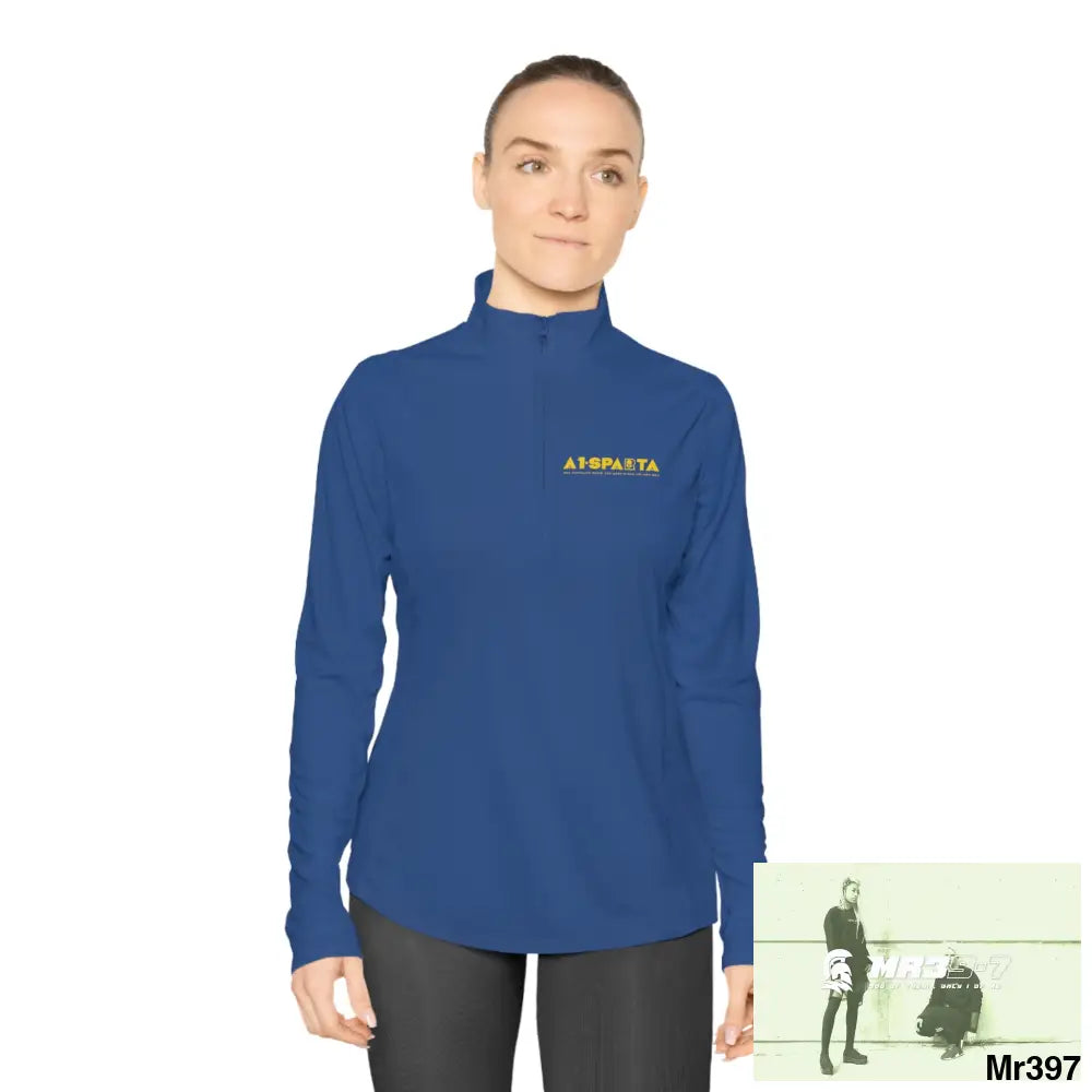 A1- Sparta -Ladies Quarter-Zip Pullover Long-sleeve