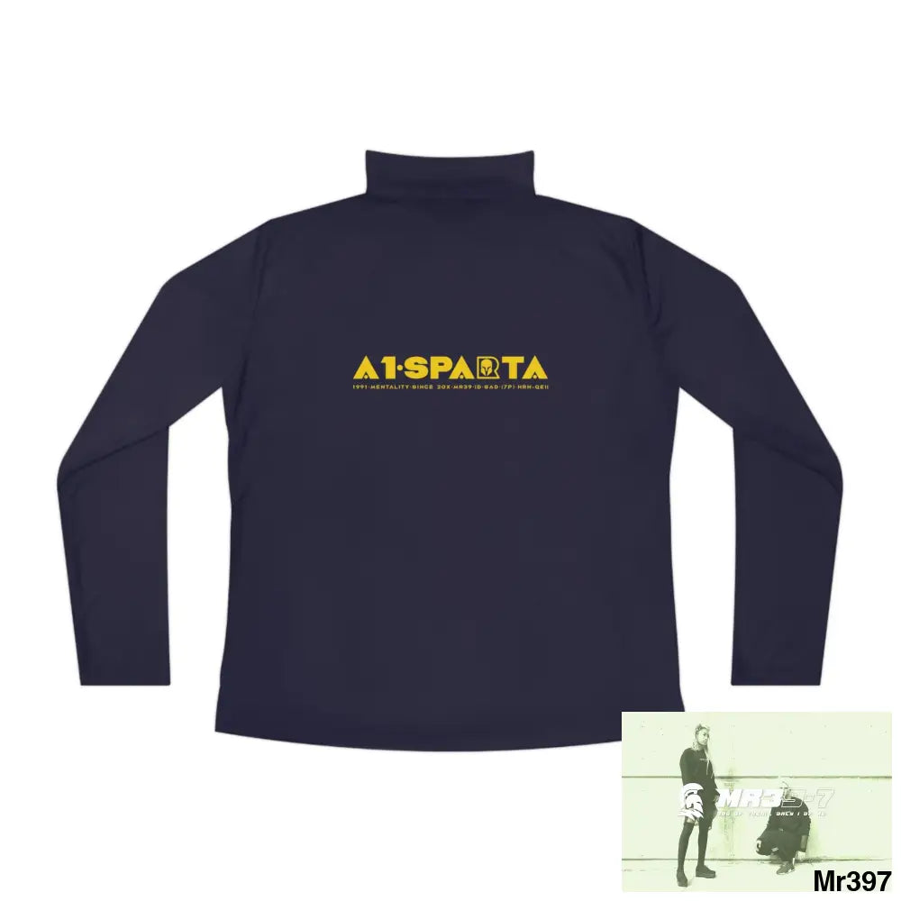 A1- Sparta -Ladies Quarter-Zip Pullover Long-sleeve