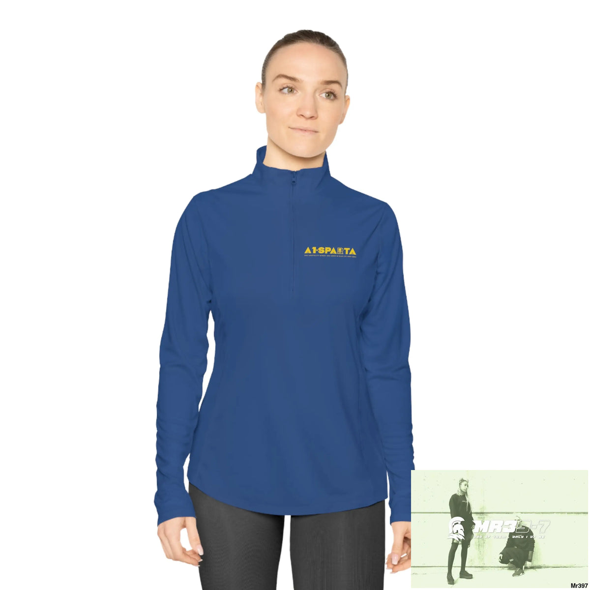 A1- Sparta -Ladies Quarter-Zip Pullover Long-sleeve