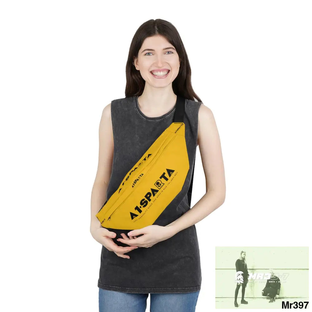 A1.Sparta Large Fanny Pack 8’’ × 9’’ × 4’’ Bags