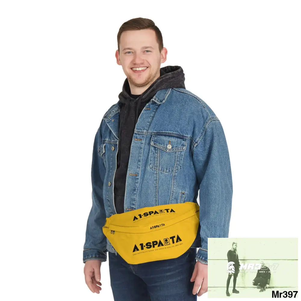 A1.Sparta Large Fanny Pack 8’’ × 9’’ × 4’’ Bags