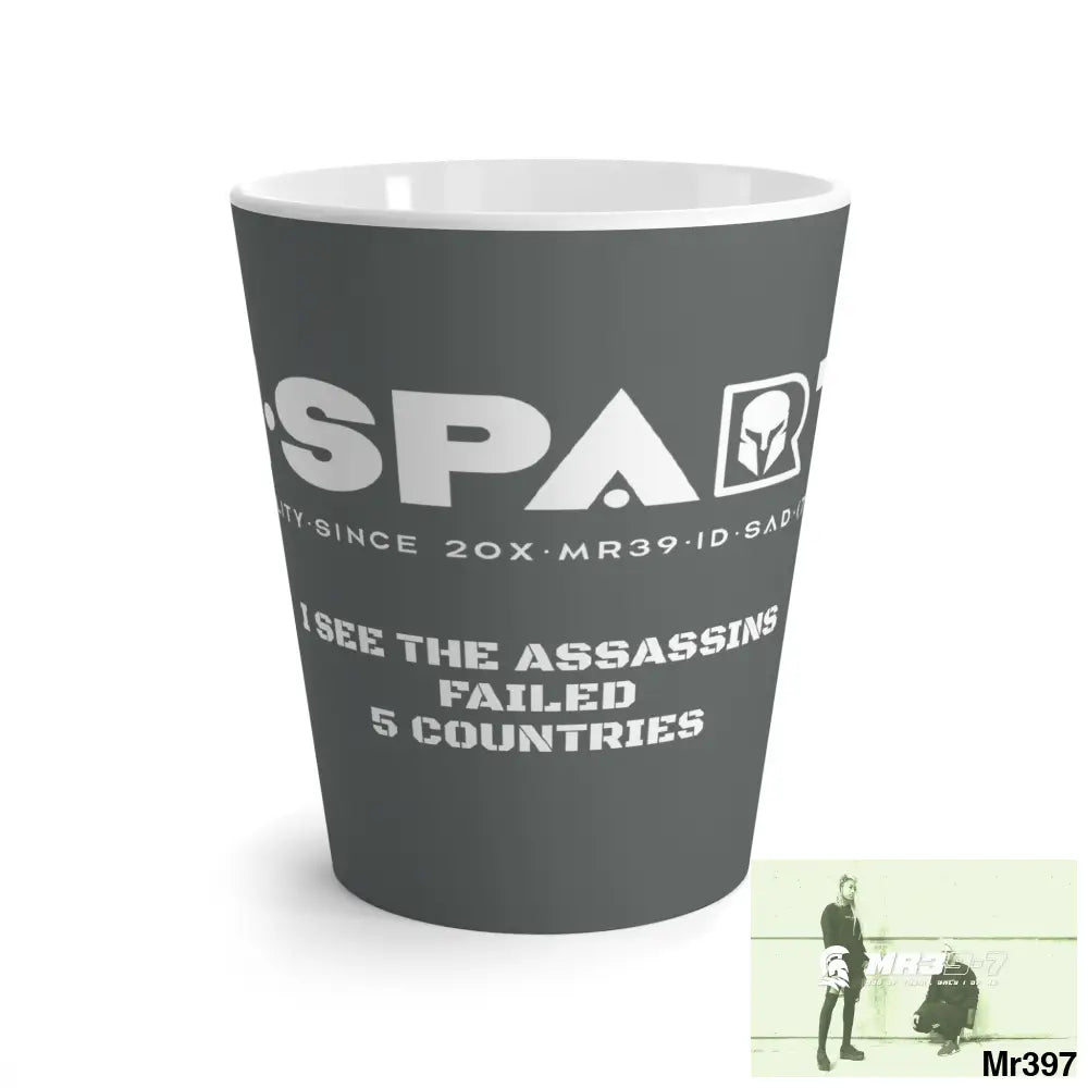 A1•Sparta Latte Mug I see the Assassins failed 5 counties 12oz Mug