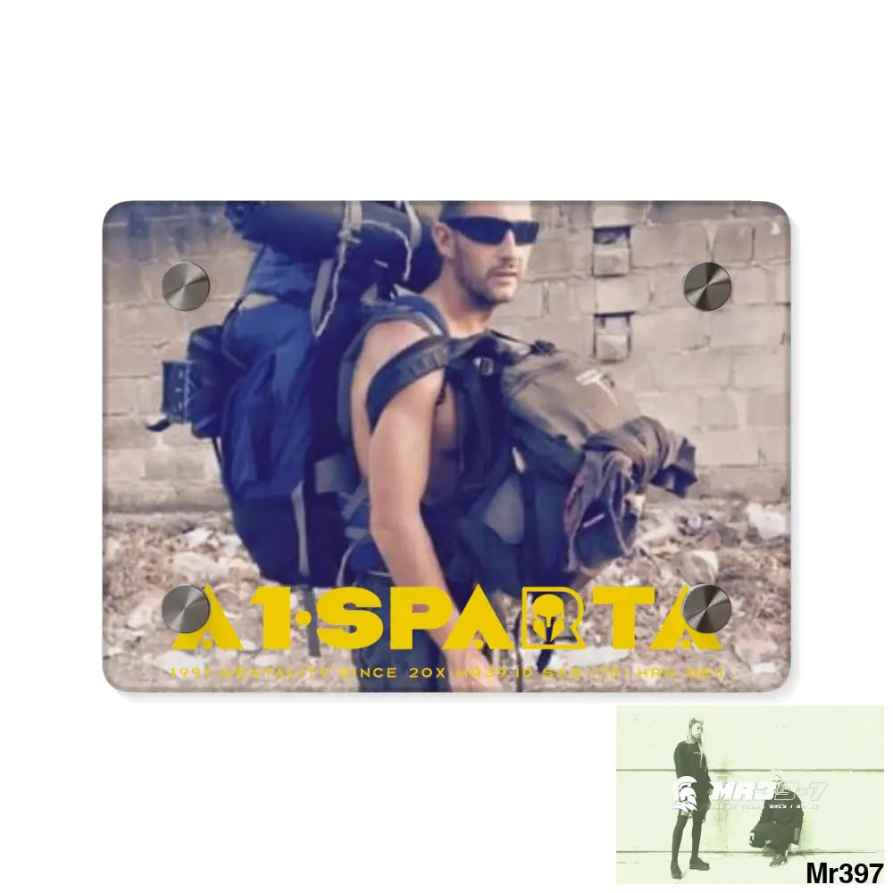 A1-Sparta leaving Tanzania heading back to Kenya 2015 Acrylic Wall Art Panels 7’’ x 5’’ (Horizontal) / 0.25’’ Home Decor