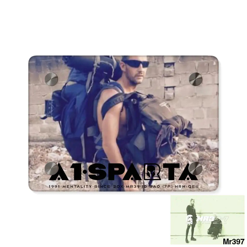 A1-Sparta leaving Tanzania heading back to Kenya 2015 Acrylic Wall Art Panels 7’’ x 5’’ (Horizontal) / 0.25’’ Home Decor