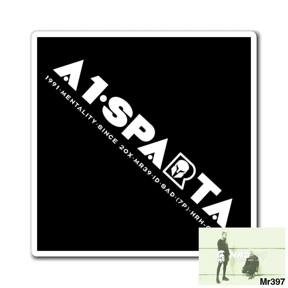 A1.Sparta Magnet 3’’ × 3’’ Paper products