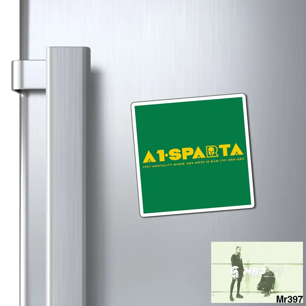 A1.Sparta Magnet 3’’ × 3’’ Paper products