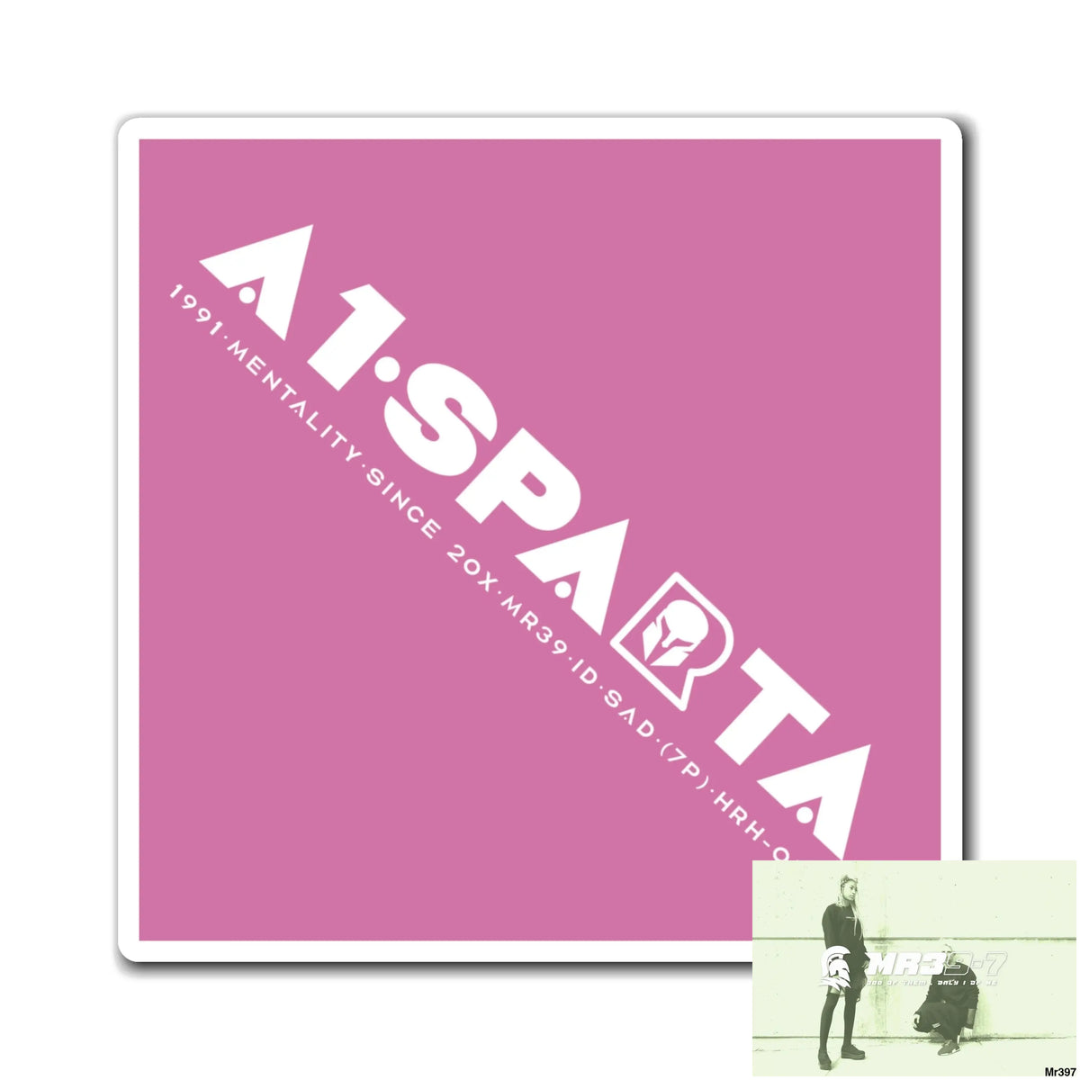 A1.Sparta Magnet 4’’ × 4’’ Paper products