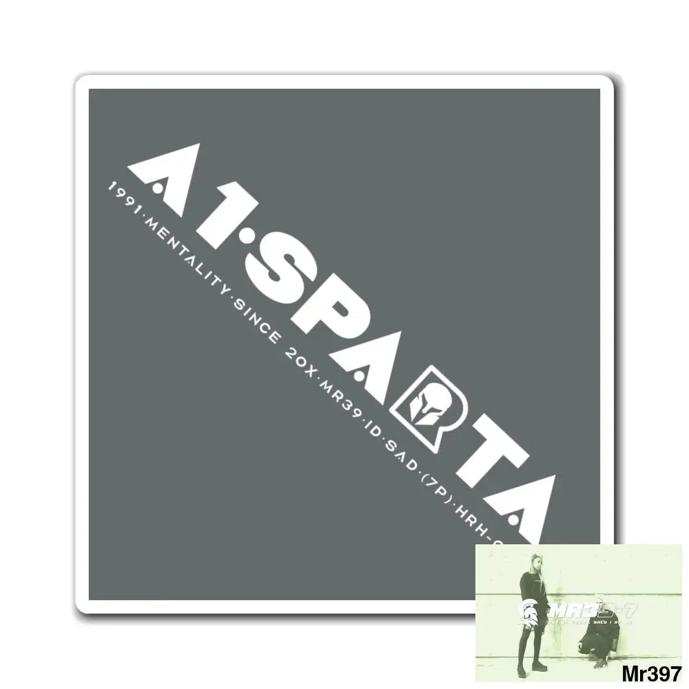 A1.Sparta Magnet 4’’ × 4’’ Paper products