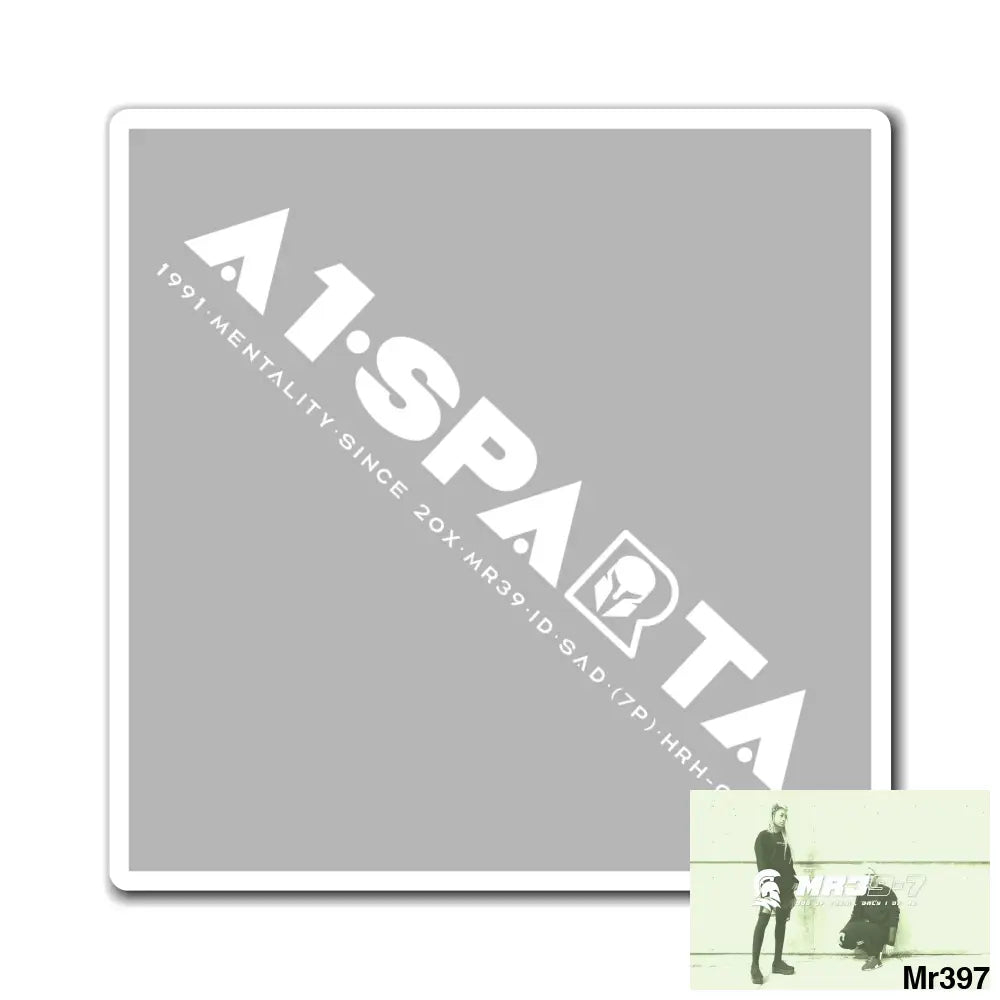 A1.Sparta Magnet 6’’ × 6’’ Paper products