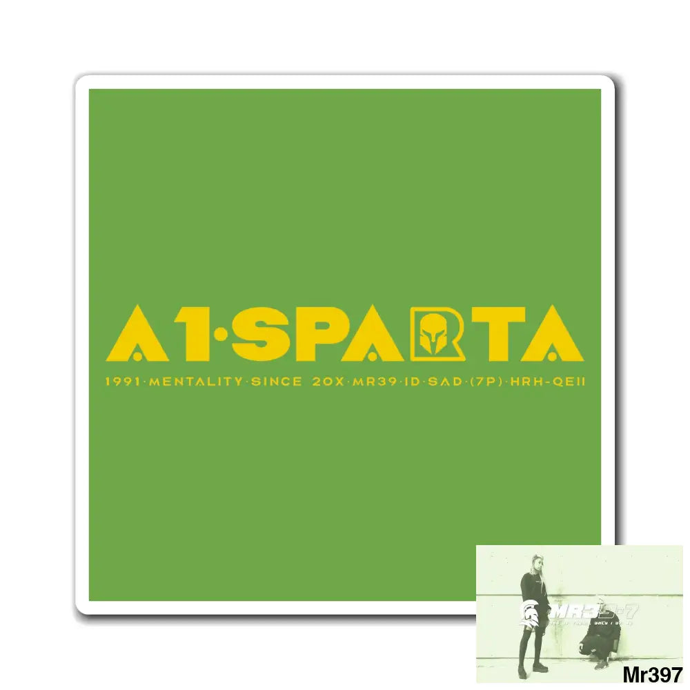A1.Sparta Magnet 6’’ × 6’’ Paper products