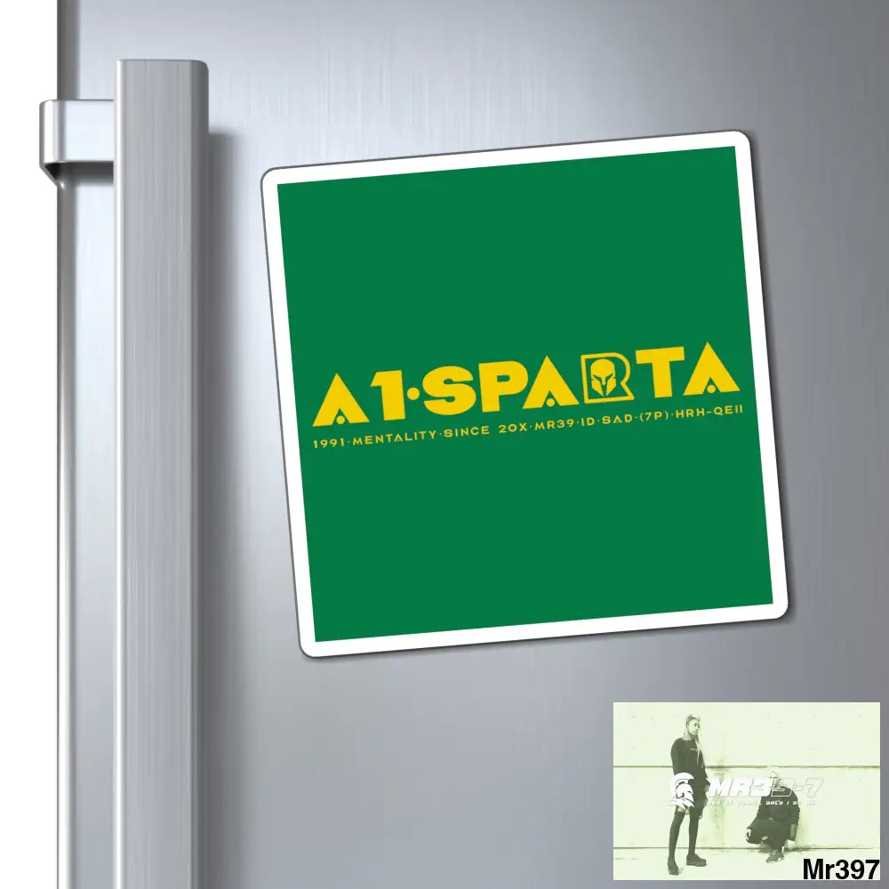 A1.Sparta Magnet 6’’ × 6’’ Paper products