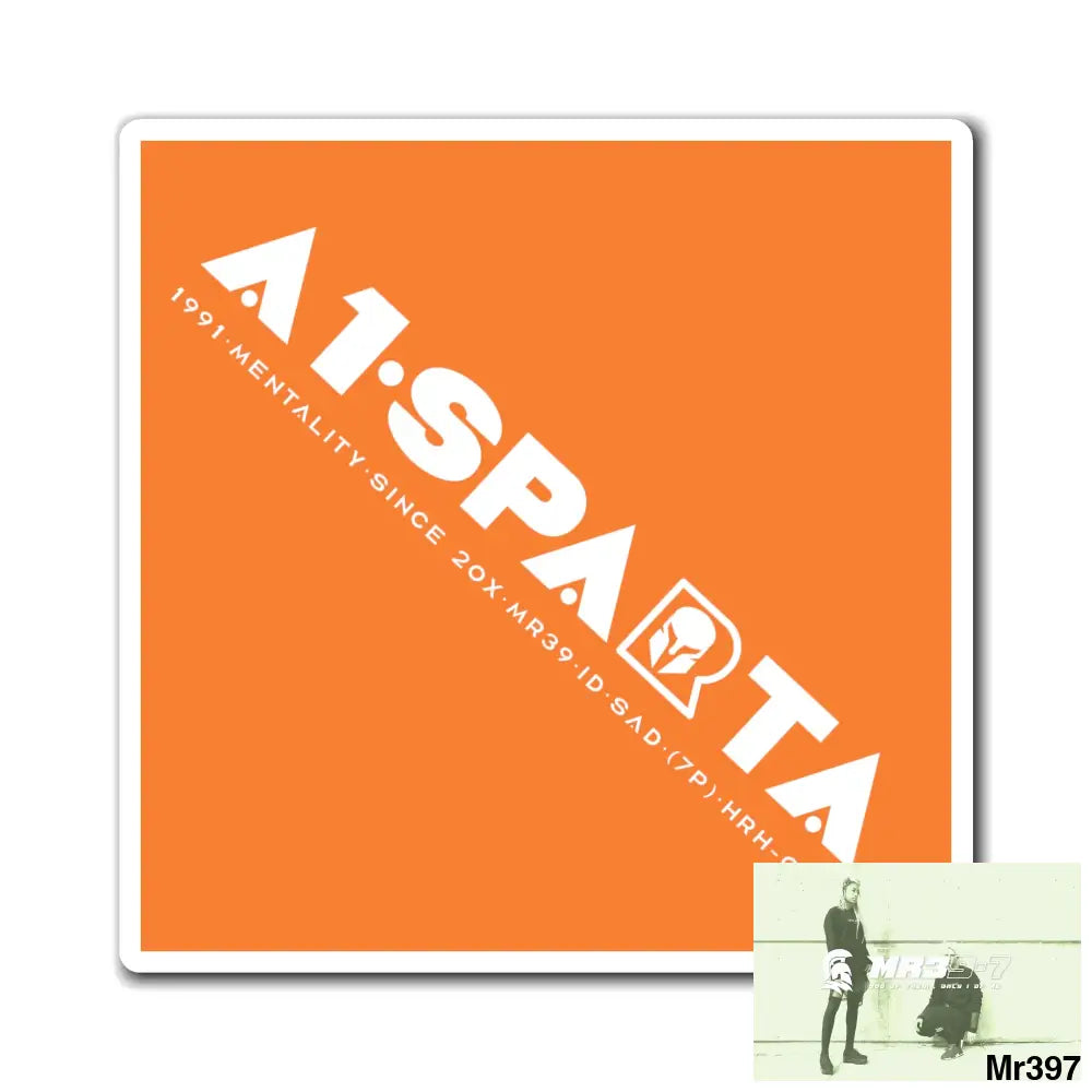 A1.Sparta Magnet 6’’ × 6’’ Paper products