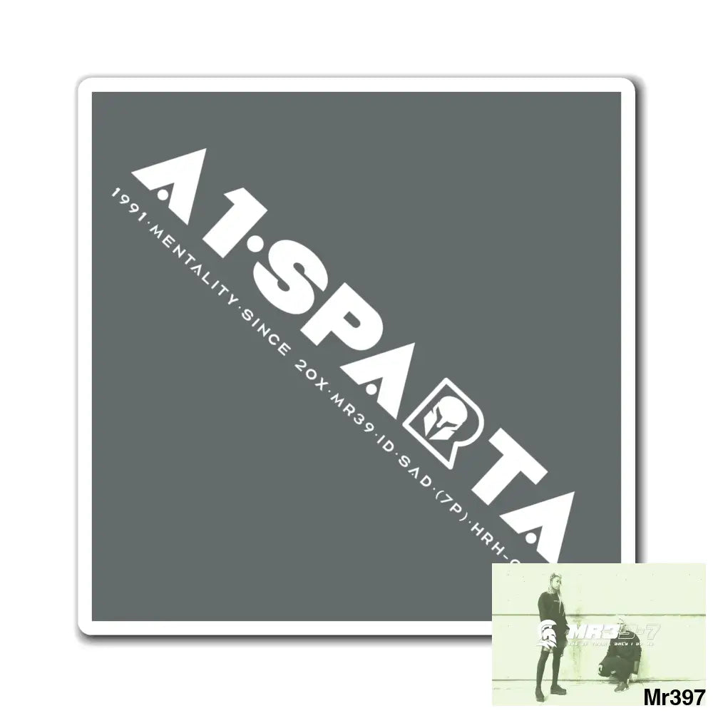 A1.Sparta Magnet 6’’ × 6’’ Paper products