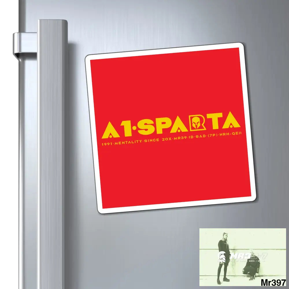 A1.Sparta Magnet 6’’ × 6’’ Paper products