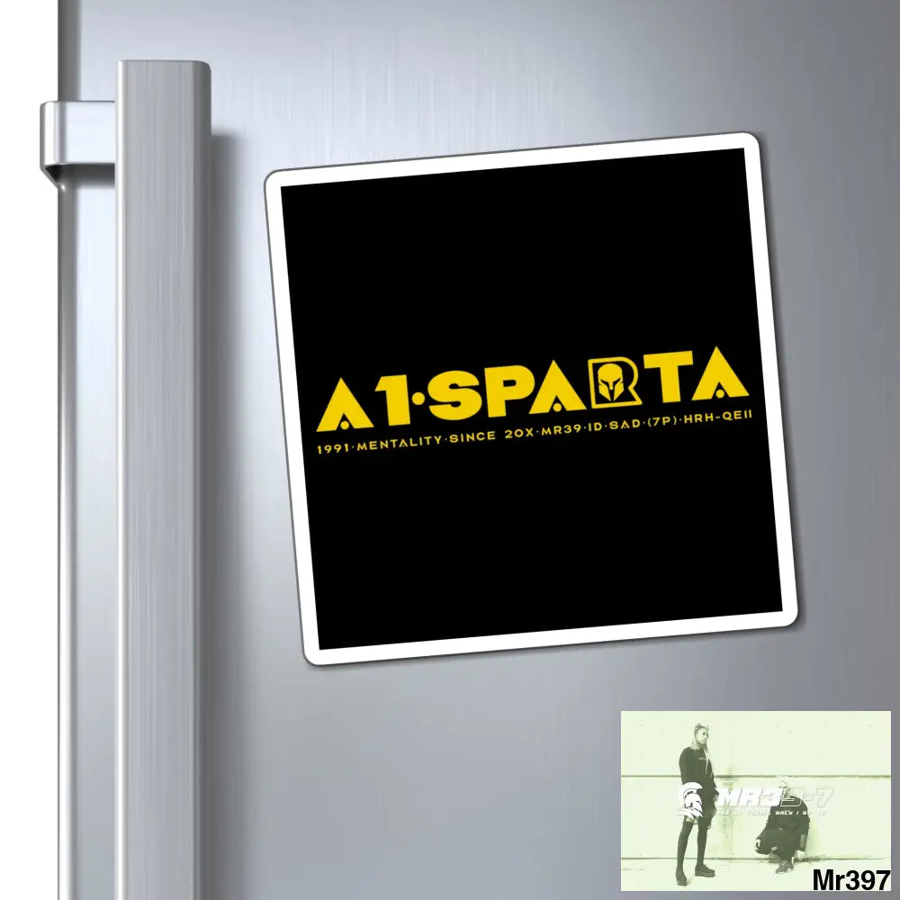 A1.Sparta Magnet 6’’ × 6’’ Paper products