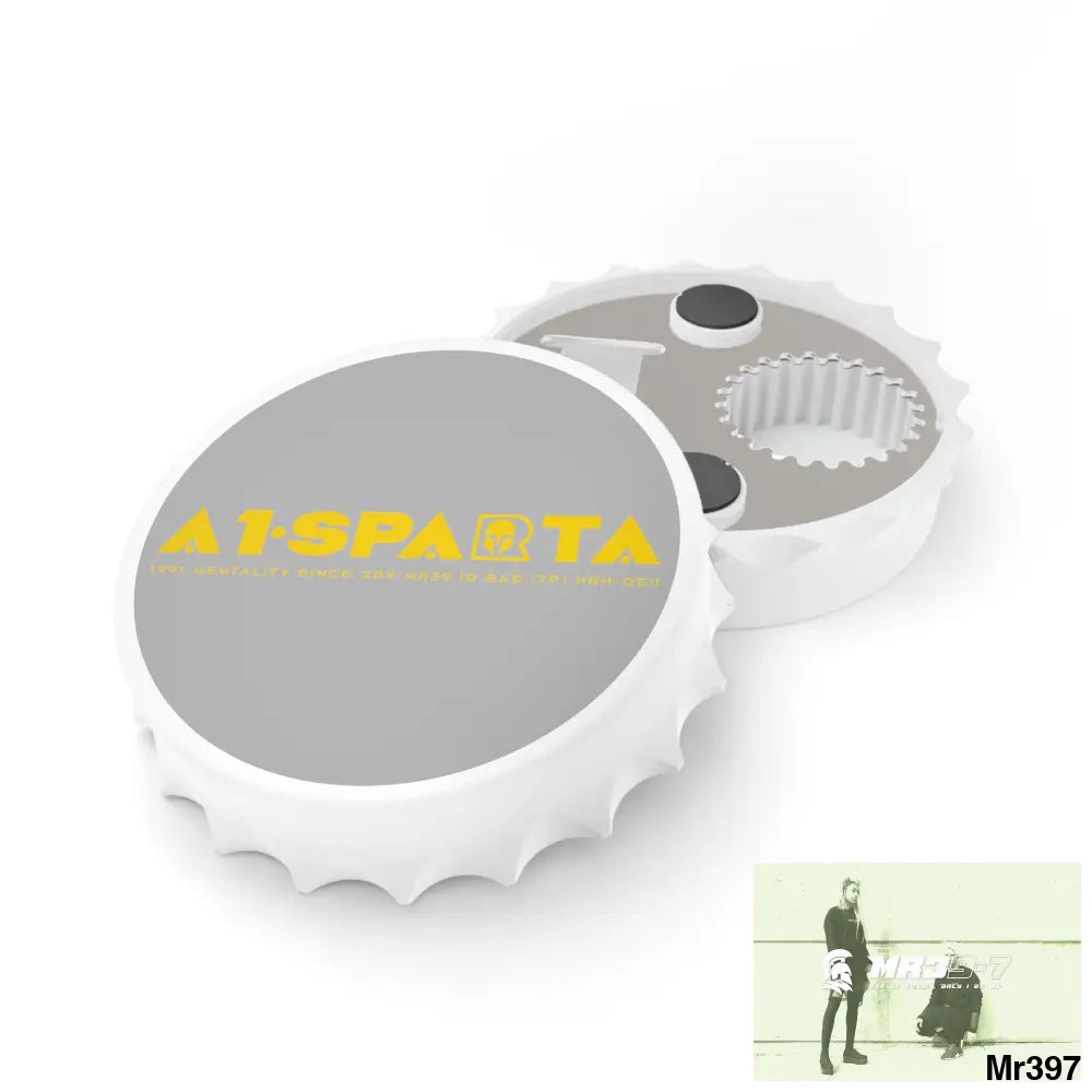 A1.Sparta Magnet Bottle Opener One size / White Accessories