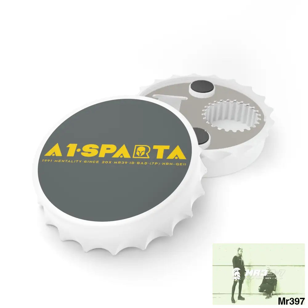 A1.Sparta Magnet Bottle Opener One size / White Accessories