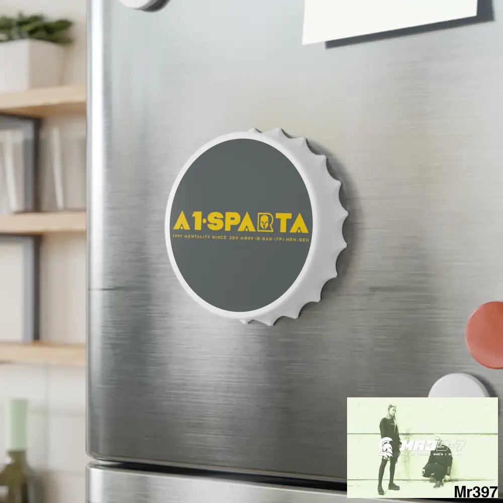A1.Sparta Magnet Bottle Opener One size / White Accessories