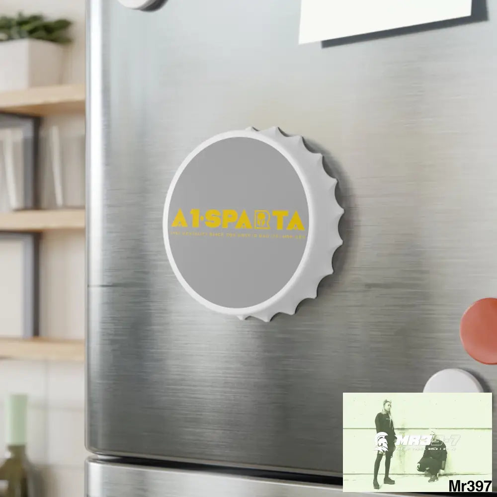 A1.Sparta Magnet Bottle Opener One size / White Accessories