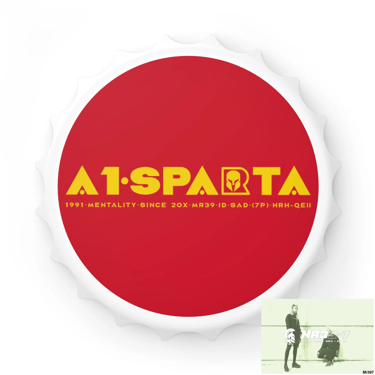 A1.Sparta Magnetic bottle Opener One size / White Accessories