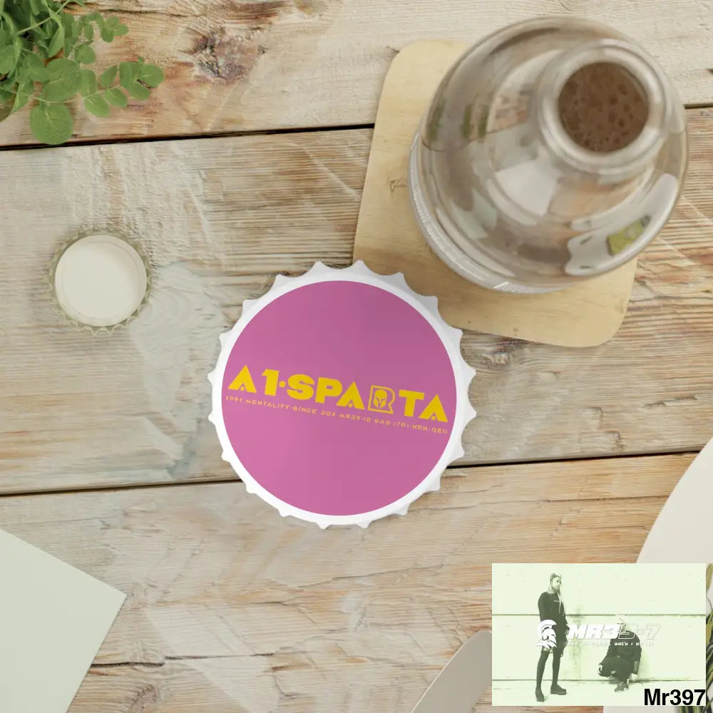 A1.Sparta Magnetic bottle Opener One size / White Accessories