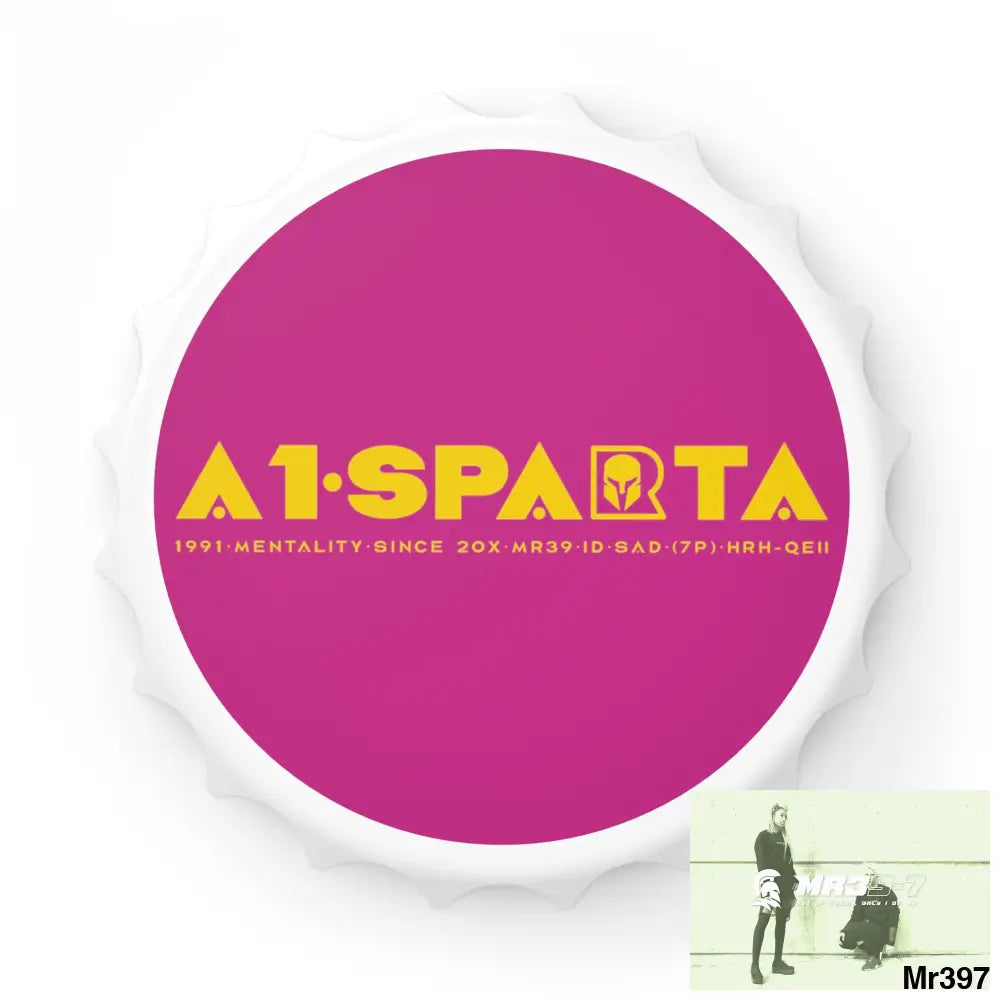 A1.Sparta Magnetic Bottle Opener One size / White Accessories