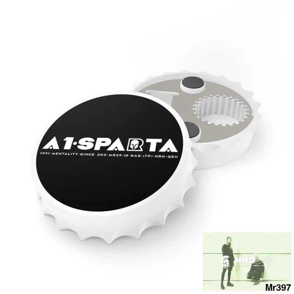 A1.Sparta Magnetic Bottle Opener One size / White Accessories