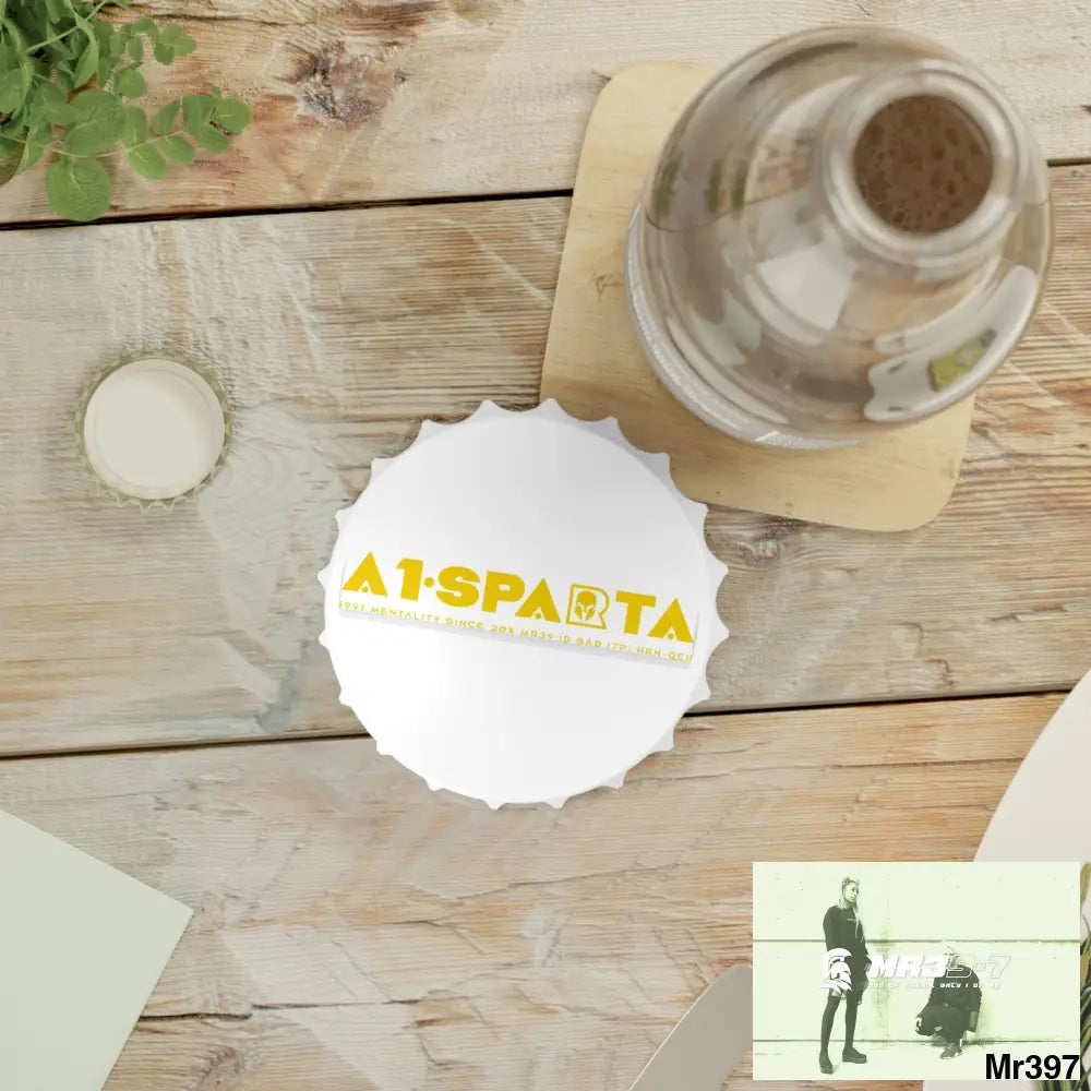 A1.Sparta Magnetic Bottle Opener One size / White Accessories