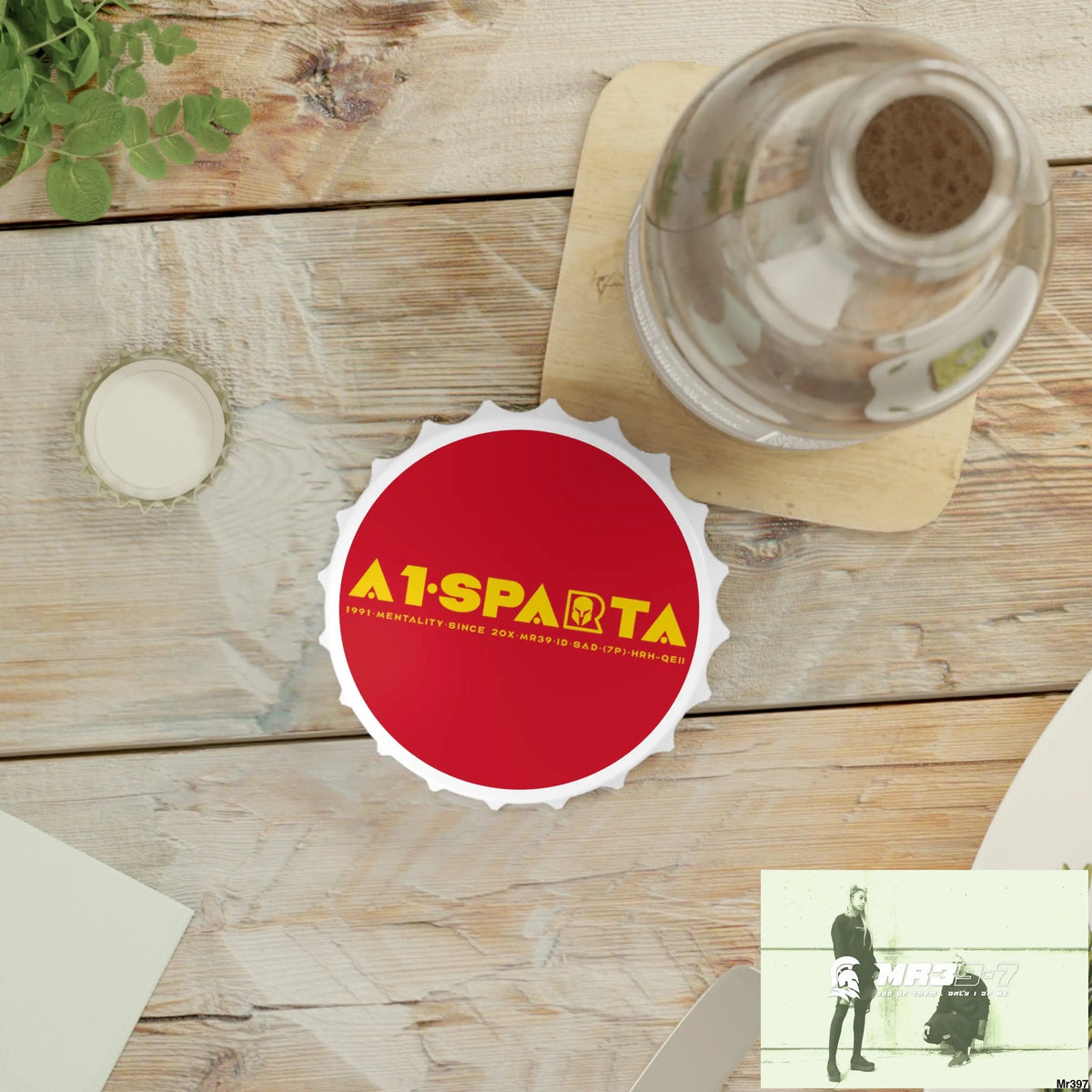 A1.Sparta Magnetic bottle Opener One size / White Accessories