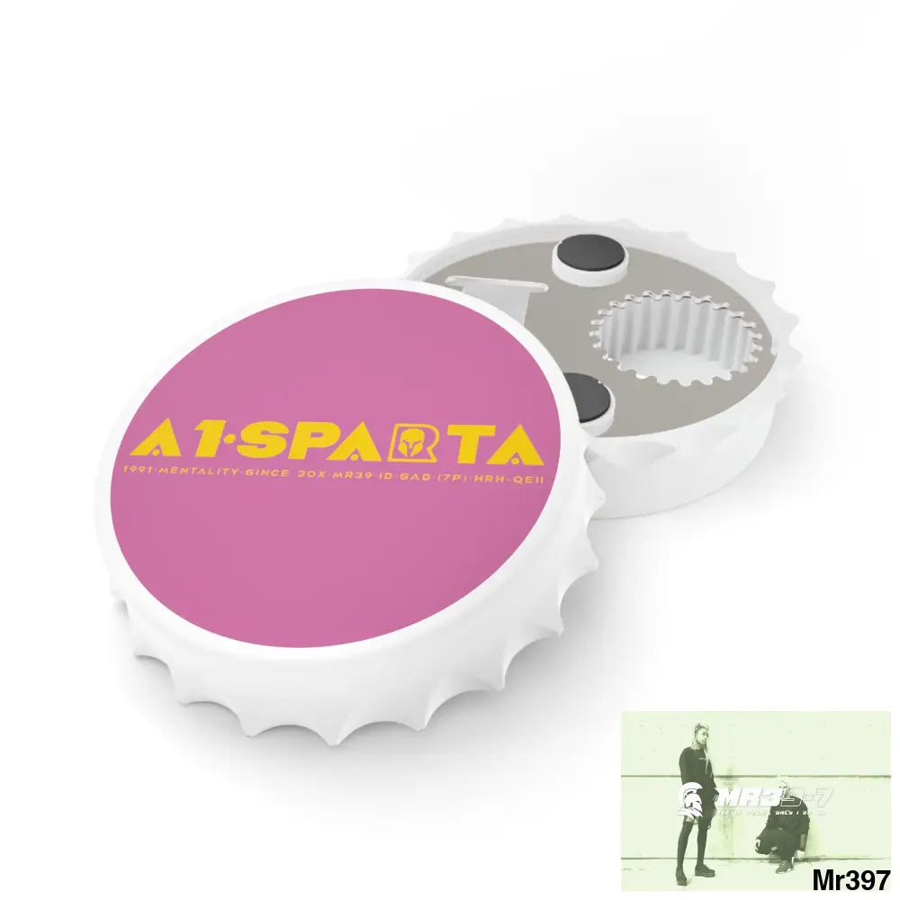 A1.Sparta Magnetic bottle Opener One size / White Accessories