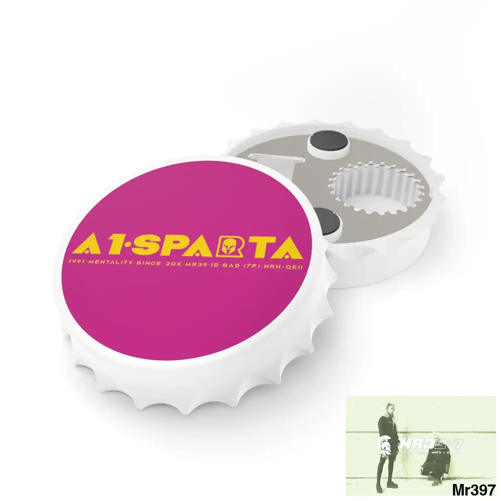 A1.Sparta Magnetic Bottle Opener One size / White Accessories