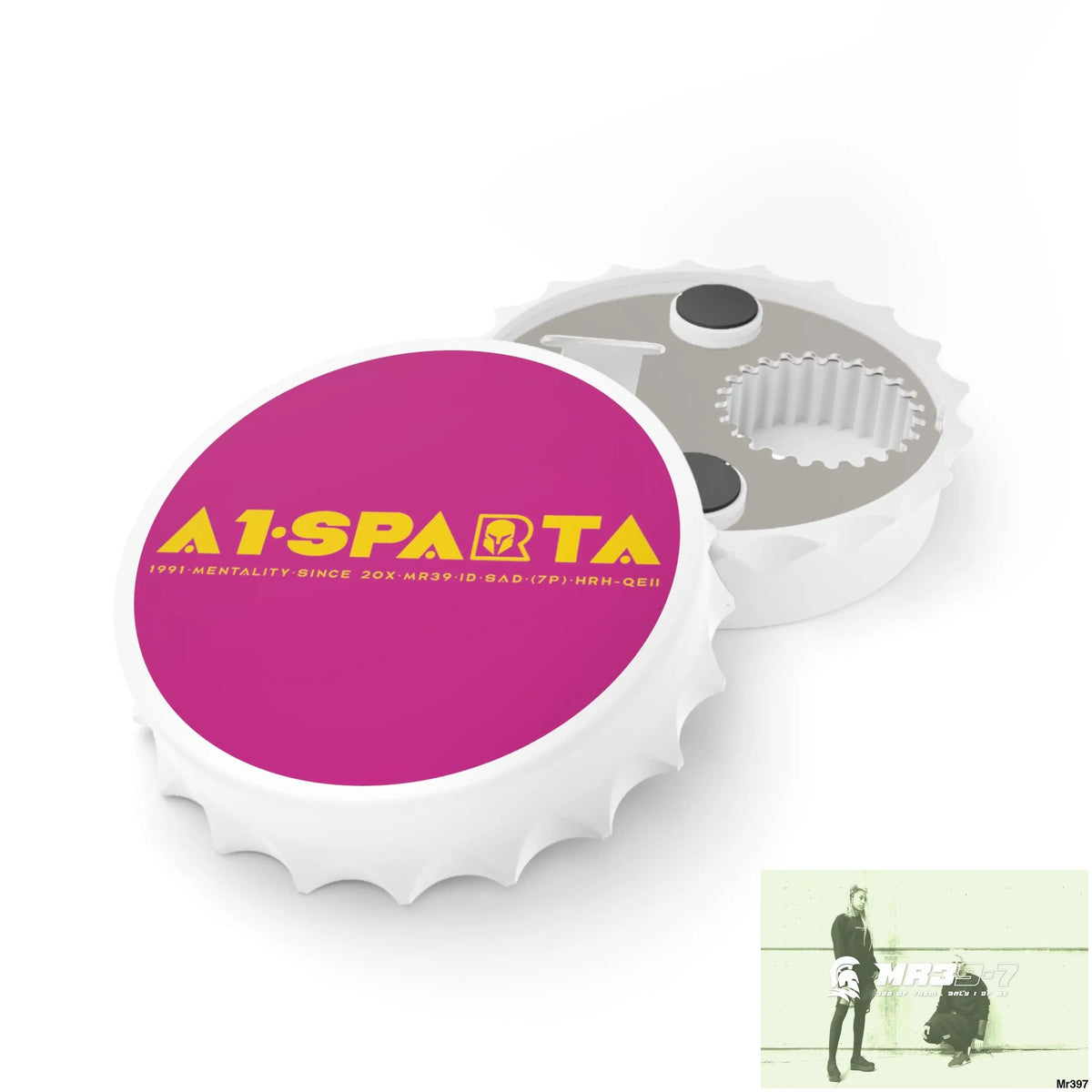 A1.Sparta Magnetic Bottle Opener One size / White Accessories